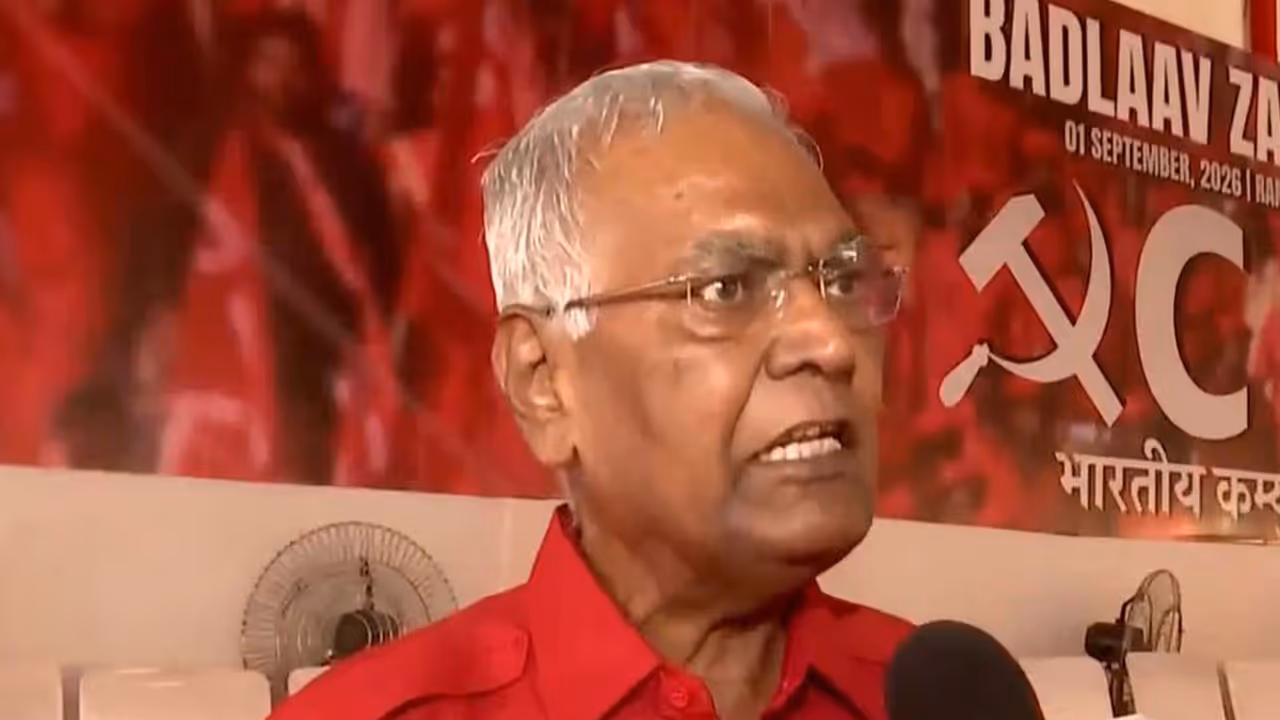CPI general secretary D Raja (Photo/ANI) CPI general secretary D Raja (Photo/ANI)