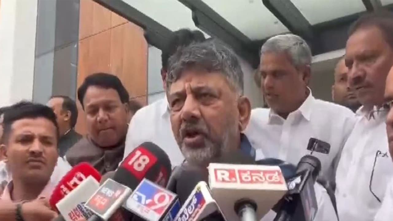 Karnataka Deputy Chief Minister DK Shivakumar (Photo/ANI)