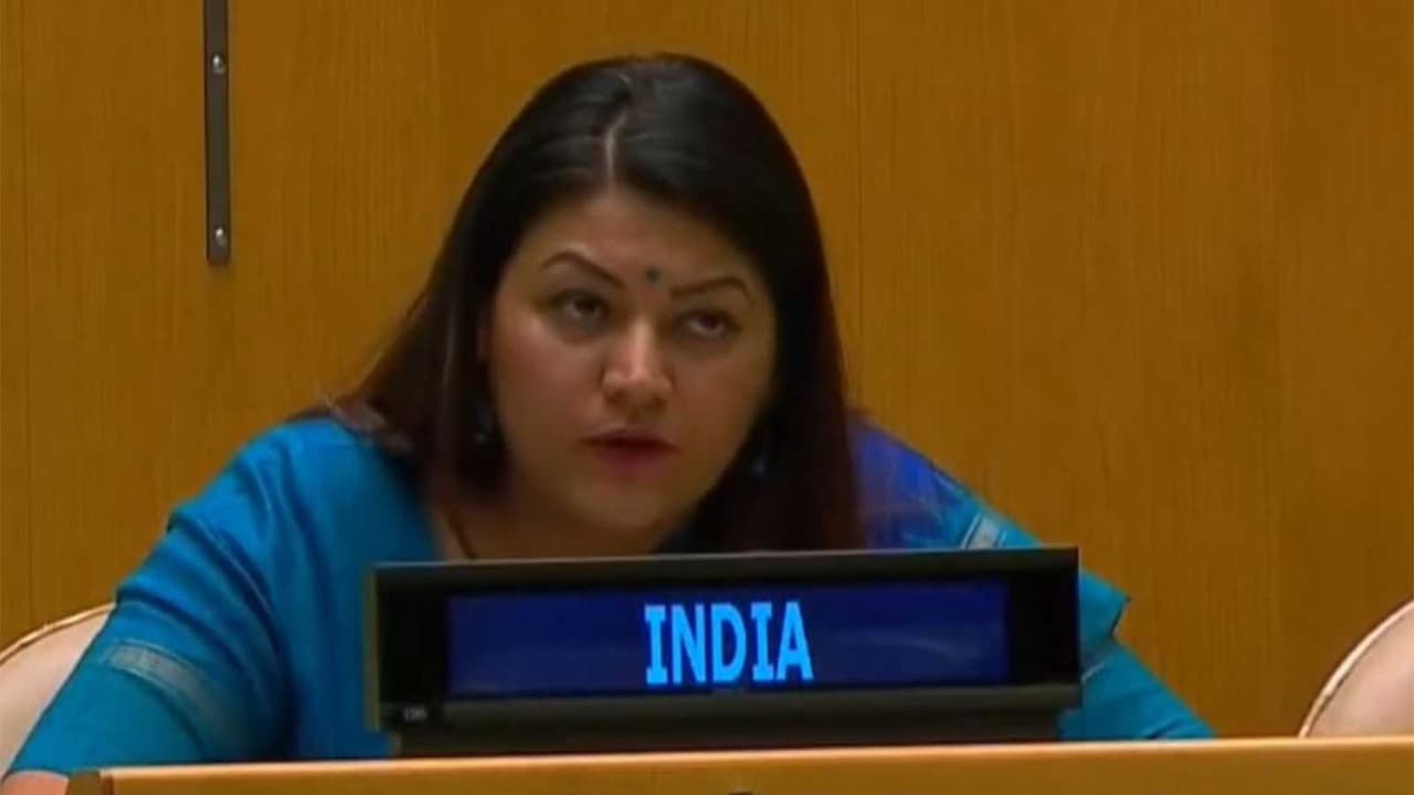 First Secretary in India's Permanent Mission to the UN, Petal Gahlot (Photo/ANI) First Secretary in India's Permanent Mission to the UN, Petal Gahlot (Photo/ANI)