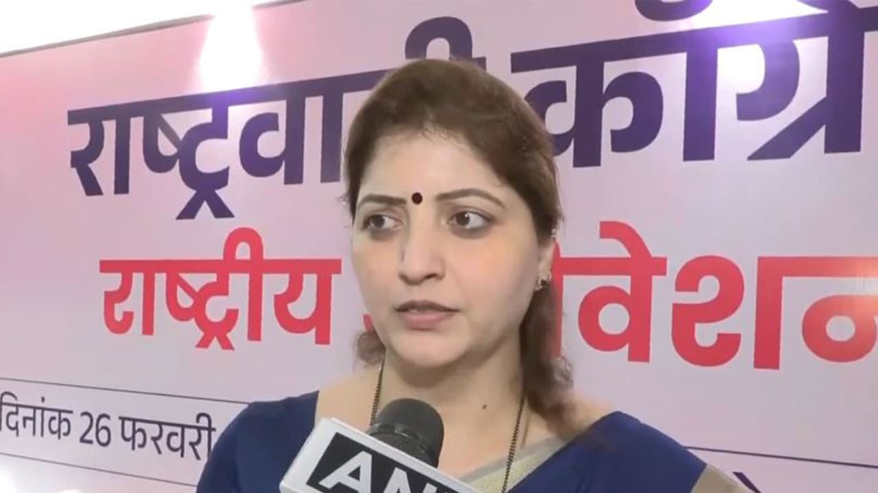 NCP leader Rupali Chakankar (File Photo/ANI) NCP leader Rupali Chakankar (File Photo/ANI)