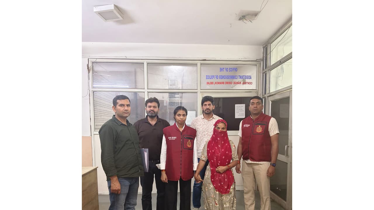 Crime Branch of Delhi Police arrests key accused Paro (Photo/ANI) Crime Branch of Delhi Police arrests key accused Paro (Photo/ANI)