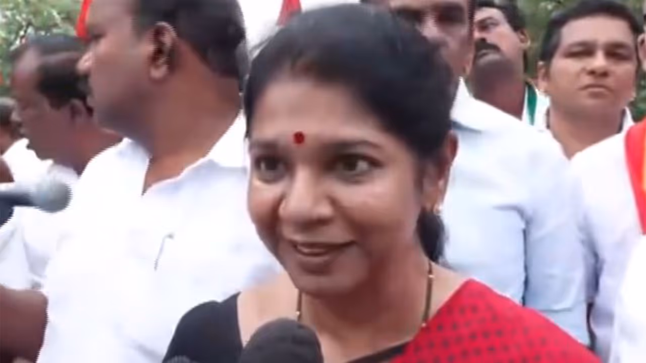 DMK MP Kanimozhi (File Photo/ANI) DMK MP Kanimozhi (File Photo/ANI)
