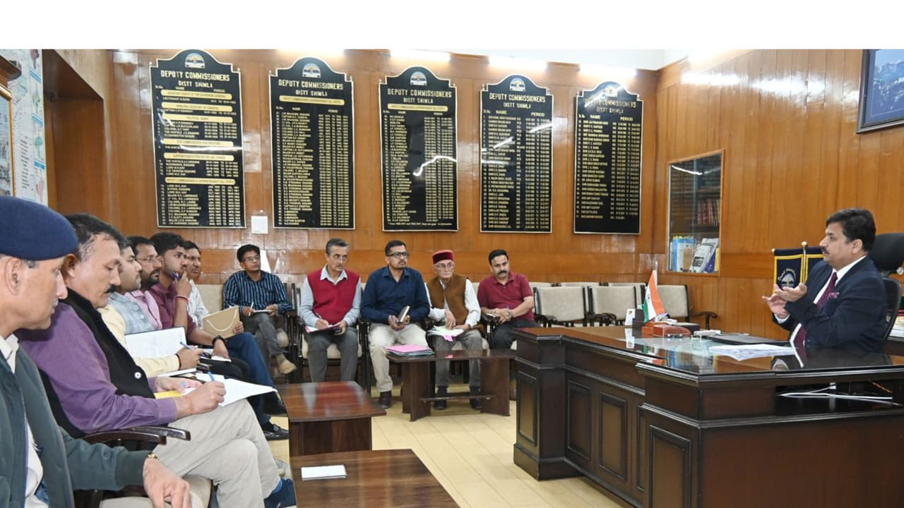 Shimla Deputy Commissioner Anupam Kashyap (Photo/ANI) Shimla Deputy Commissioner Anupam Kashyap (Photo/ANI)