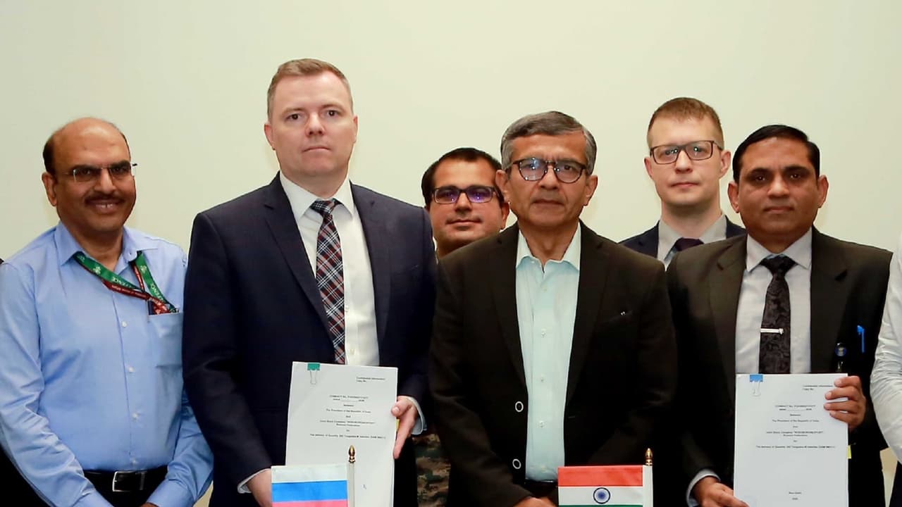 MoD inks Rs 858 crore contracts for Tunguska Air Defence Missile System (Photo/@SpokespersonMoD/X) MoD inks Rs 858 crore contracts for Tunguska Air Defence Missile System (Photo/@SpokespersonMoD/X)