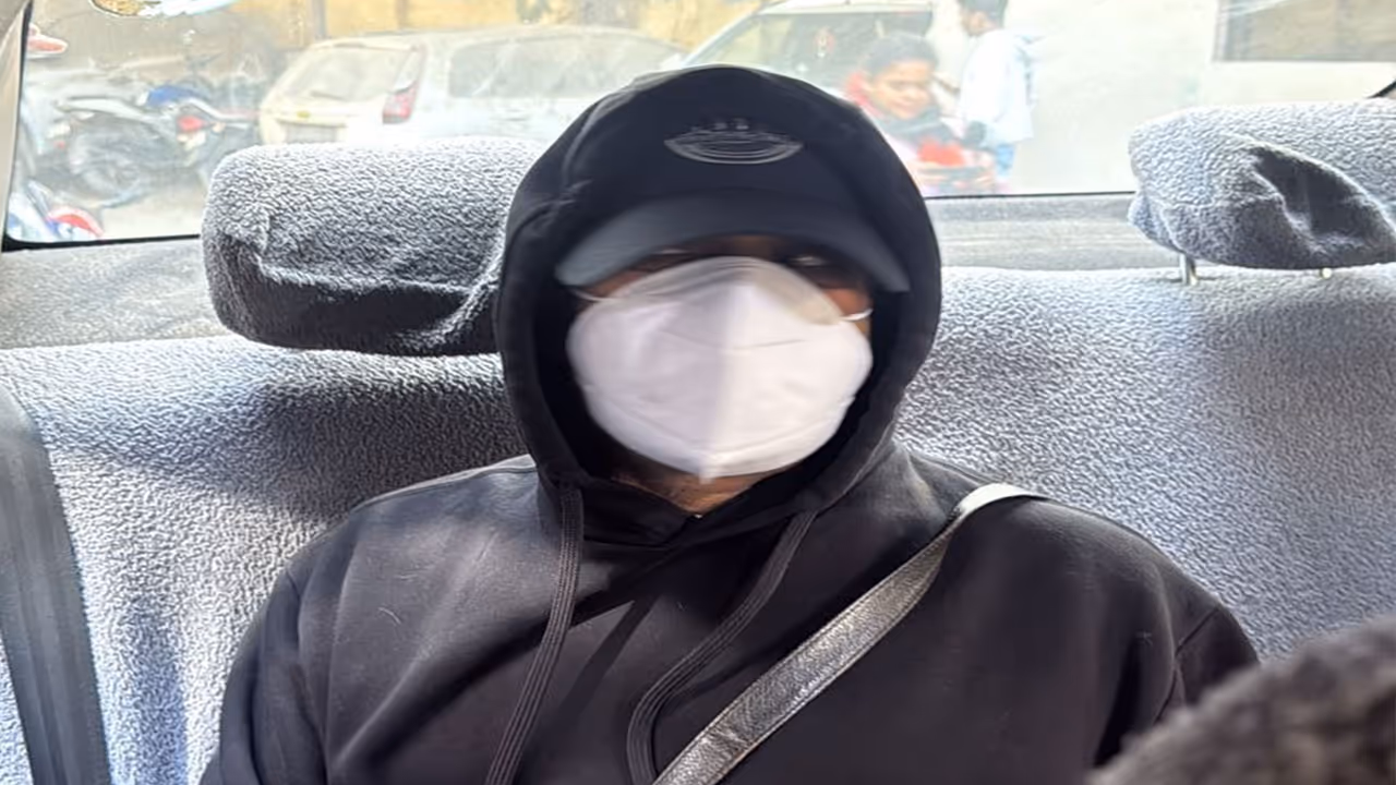 Ajay Gupta being escorted by Police to the Sunlight Colony Crime Branch office (Photo/ANI)