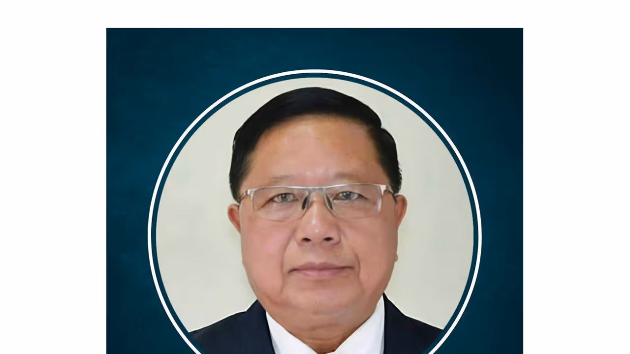 Mizo National Front (MNF) candidate and winner in Dampa, R Lalthangliana (Photo/ANI)