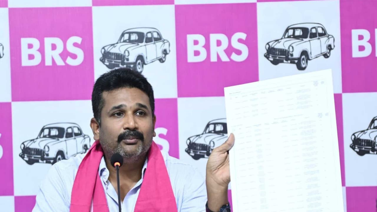 Bharat Rashtra Samithi (BRS) former Corporation Chairman Manne Krishank (Photo/BRS) Bharat Rashtra Samithi (BRS) former Corporation Chairman Manne Krishank (Photo/BRS)