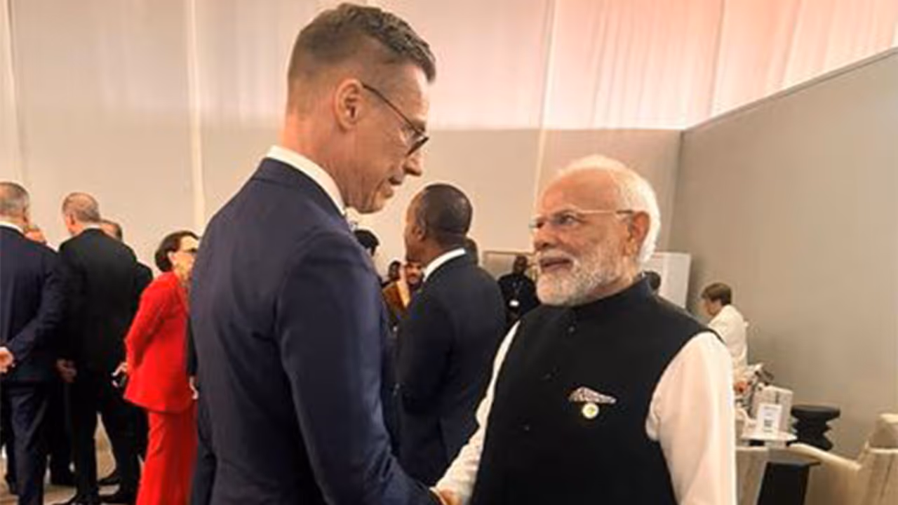 Prime Minister Narendra Modi and Finland President Alexander Stubb (Photo/X@DrSJaishankar) Prime Minister Narendra Modi and Finland President Alexander Stubb (Photo/X@DrSJaishankar)