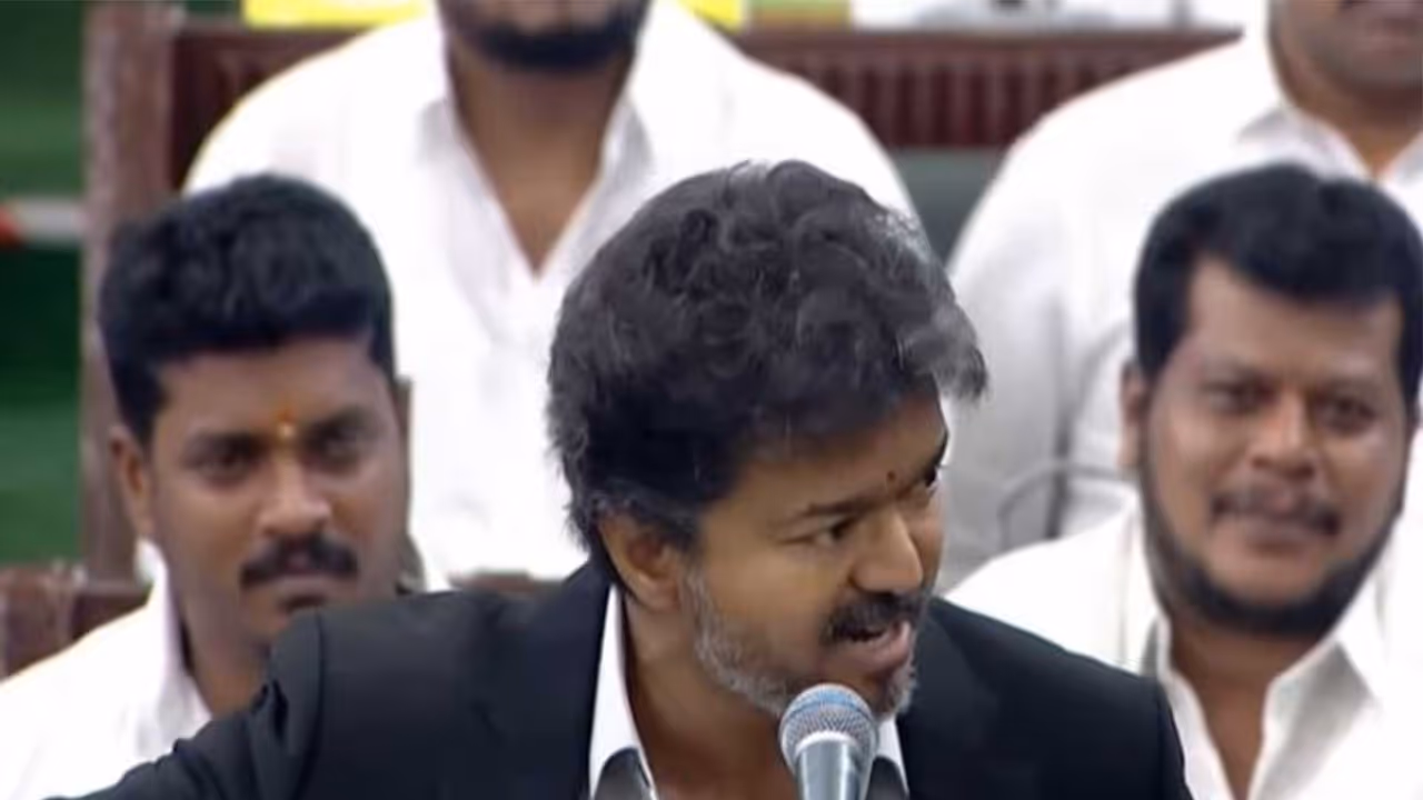 Tamil Nadu Chief Minister C Joseph Vijay (Photo/YouTube/Tamil NaduAssembly) Tamil Nadu Chief Minister C Joseph Vijay (Photo/YouTube/Tamil NaduAssembly)