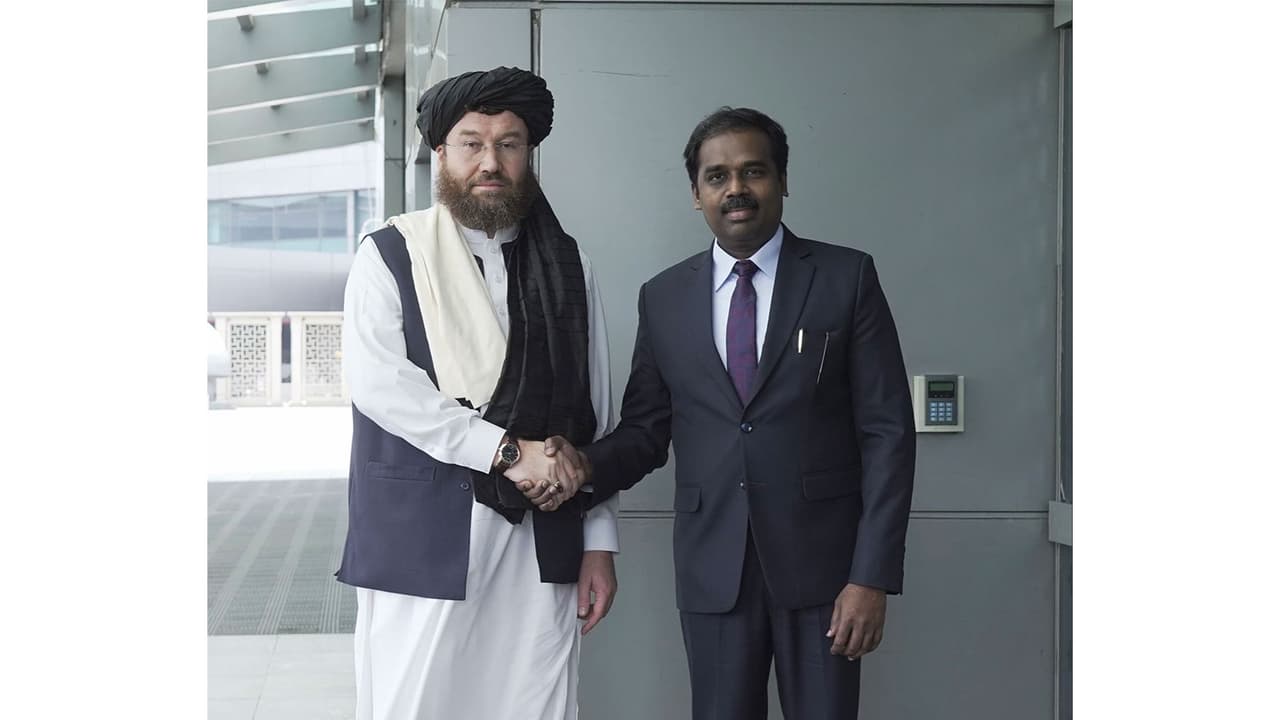 India welcomes arrival of Afghan Minister of Agriculture, Irrigation and Livestock, Mawlawi Ataullah Omari (Photo/X/@MEAIndia) India welcomes arrival of Afghan Minister of Agriculture, Irrigation and Livestock, Mawlawi Ataullah Omari (Photo/X/@MEAIndia)