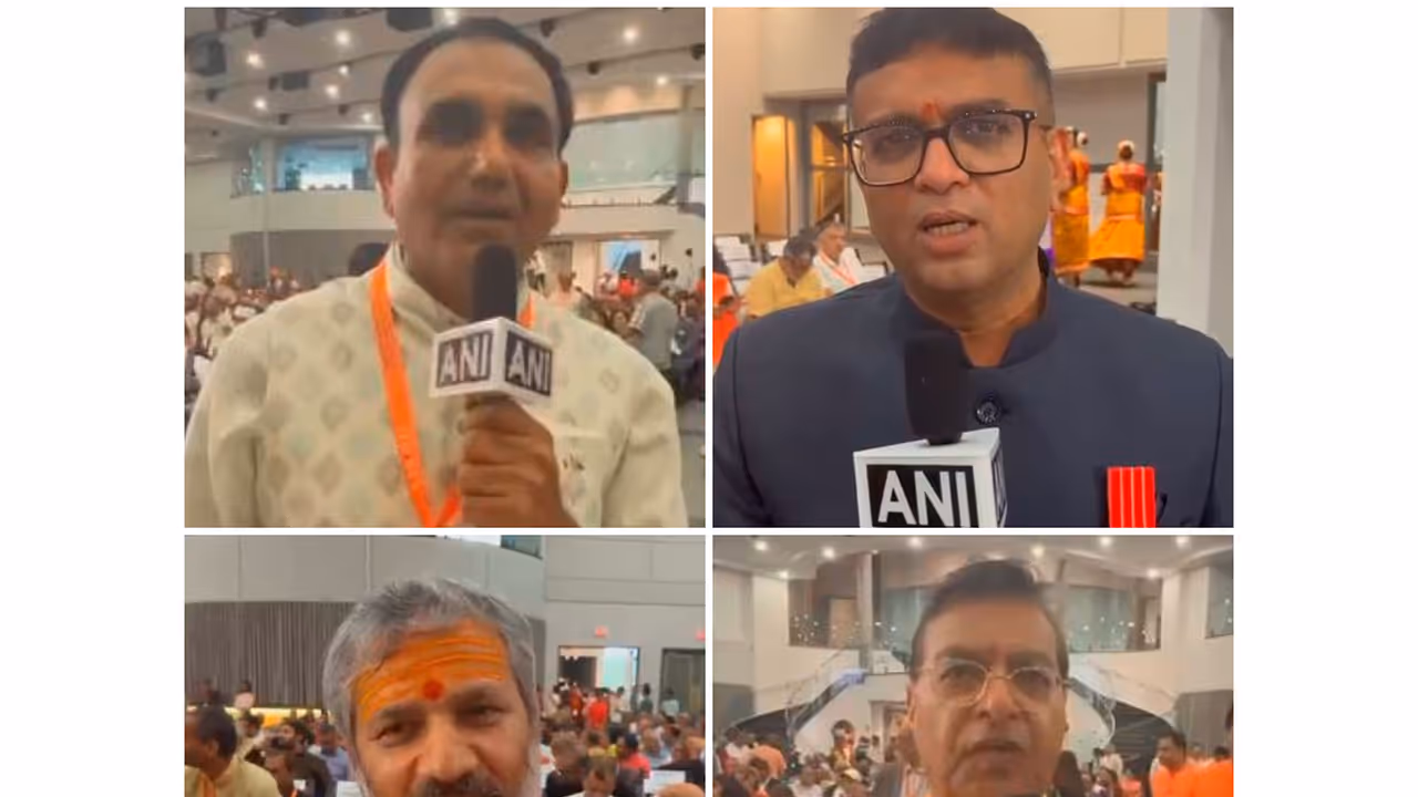 Canadian Hindu diaspora expresses optimism on visit of RSS Chief Mohan Bhagwat (Photos/ANI) Canadian Hindu diaspora expresses optimism on visit of RSS Chief Mohan Bhagwat (Photos/ANI)