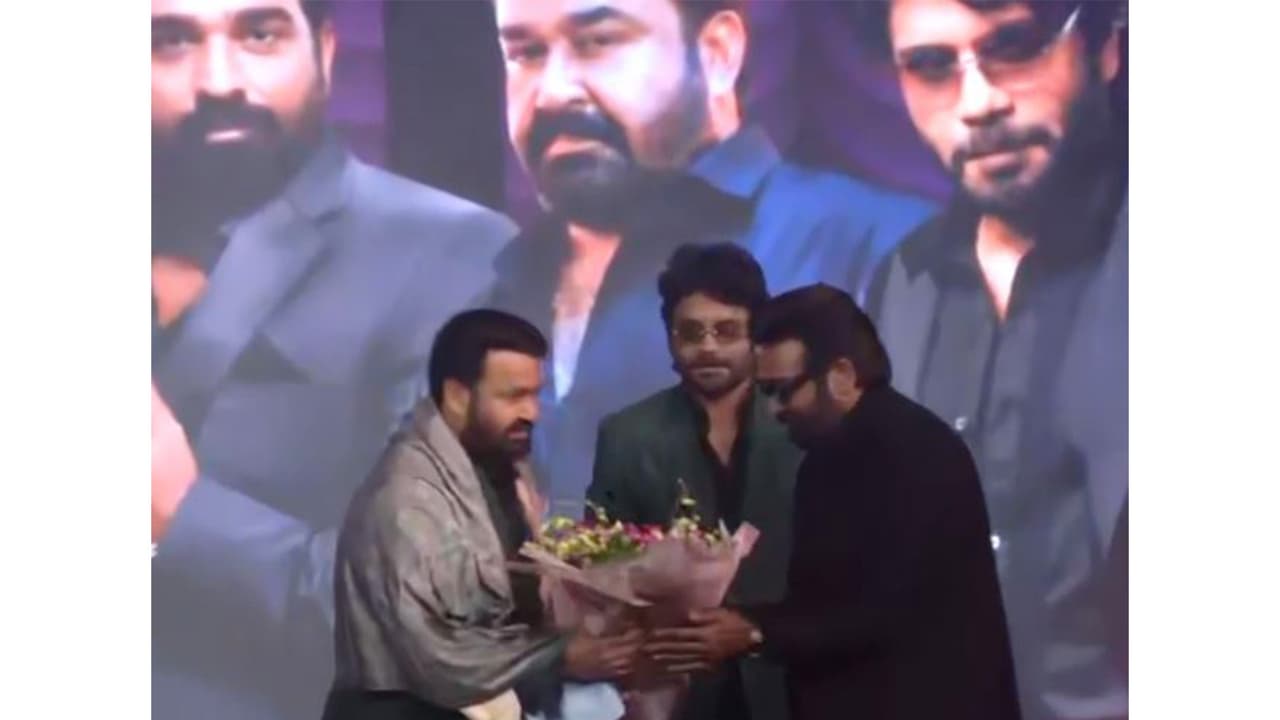 Mohanlal, Nagarjuna and Vijay Sethupathi (Photo/ANI) Mohanlal, Nagarjuna and Vijay Sethupathi (Photo/ANI)