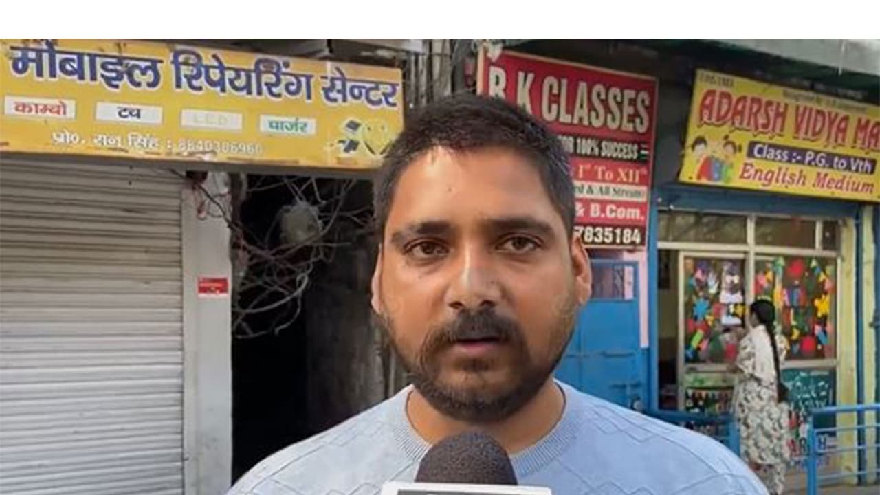 Injured bike rider Vishal Tripathi in Lamborghini crash (Photo/ANI) Injured bike rider Vishal Tripathi in Lamborghini crash (Photo/ANI)