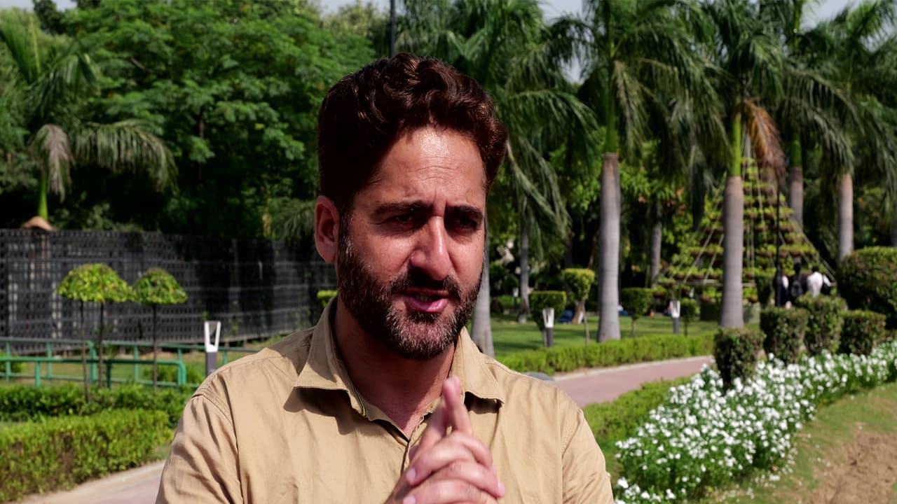 Human rights defender from Jammu and Kashmir Javed Beigh (Photo/ANI) Human rights defender from Jammu and Kashmir Javed Beigh (Photo/ANI)
