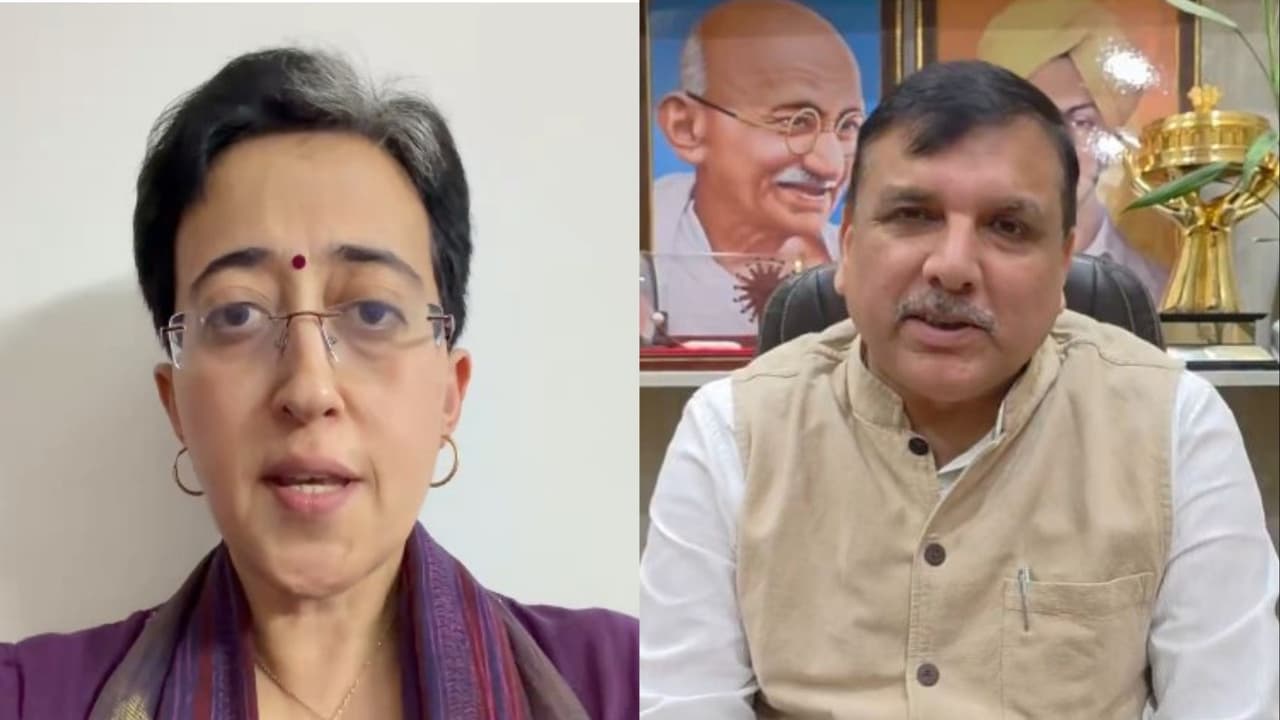 AAP's Atishi and Sanjay Singh (Photo/ANI) AAP's Atishi and Sanjay Singh (Photo/ANI)