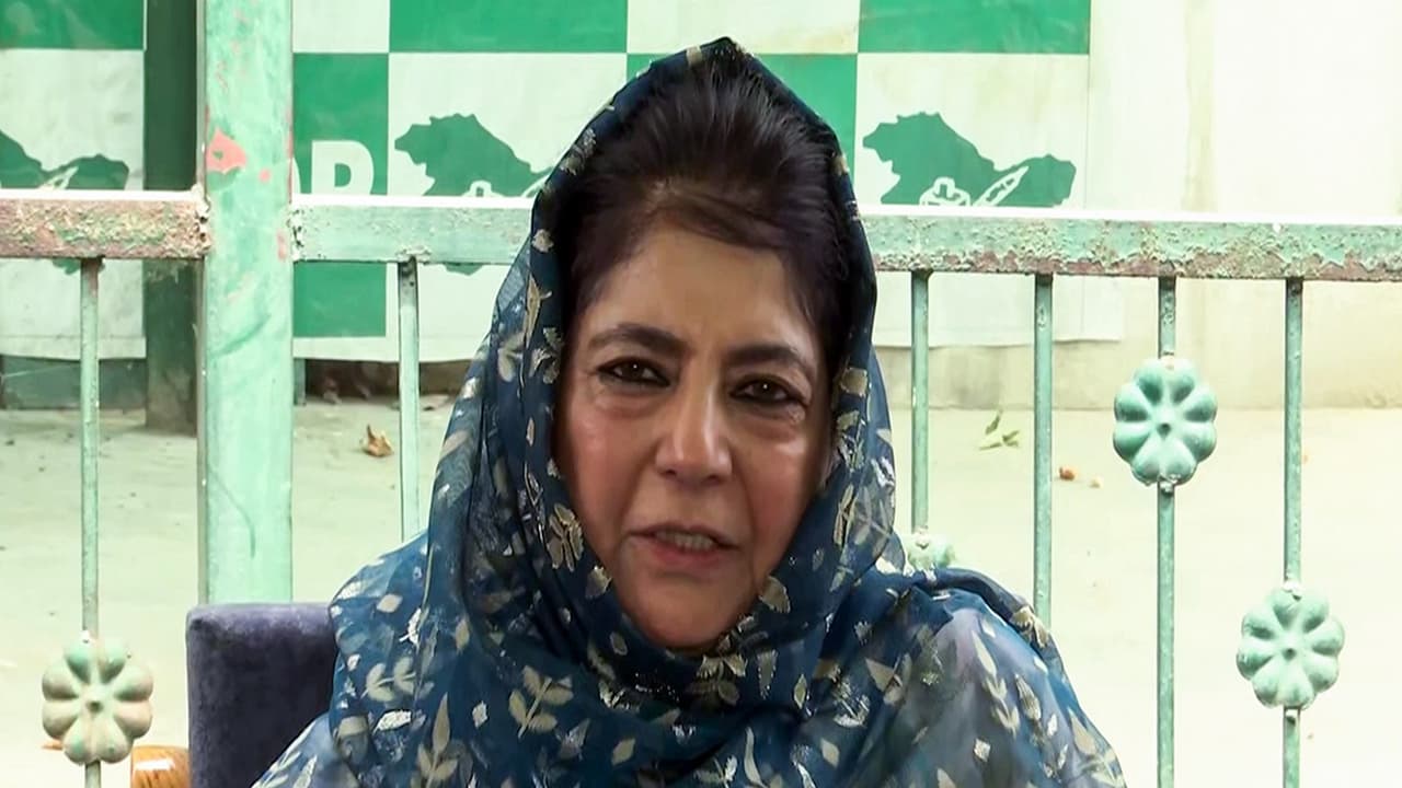 PDP chief Mehbooba Mufti (Photo/ANI)