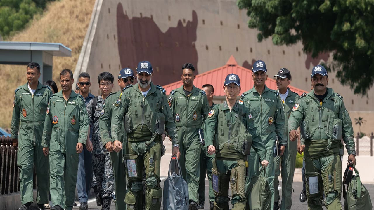 Exercise Veer Guardian 2026 (Photo/X@IAF_MCC) Exercise Veer Guardian 2026 (Photo/X@IAF_MCC)
