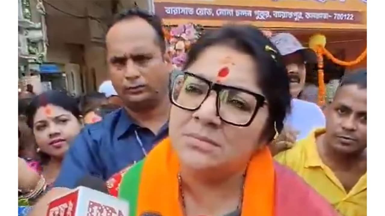 BJP leader Locket Chatterjee (Photo/ANI) BJP leader Locket Chatterjee (Photo/ANI)