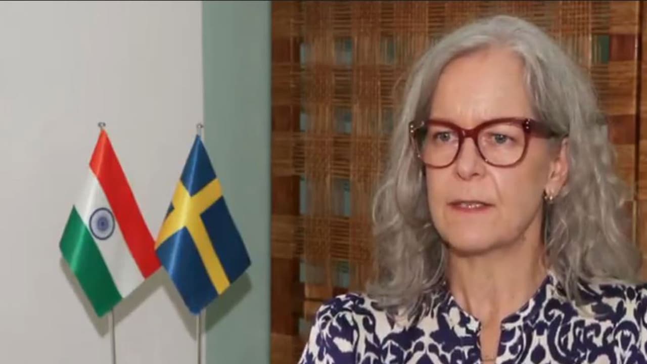 Petra Menander, Ambassador of Sweden to India (File photo/ANI) Petra Menander, Ambassador of Sweden to India (File photo/ANI)