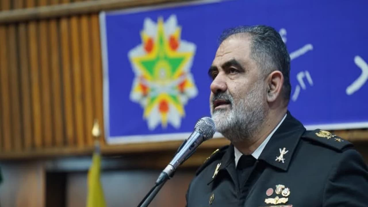 Iranian Navy Chief Rear Admiral Shahram Irani (Image Source: Iranian state media) Iranian Navy Chief Rear Admiral Shahram Irani (Image Source: Iranian state media)