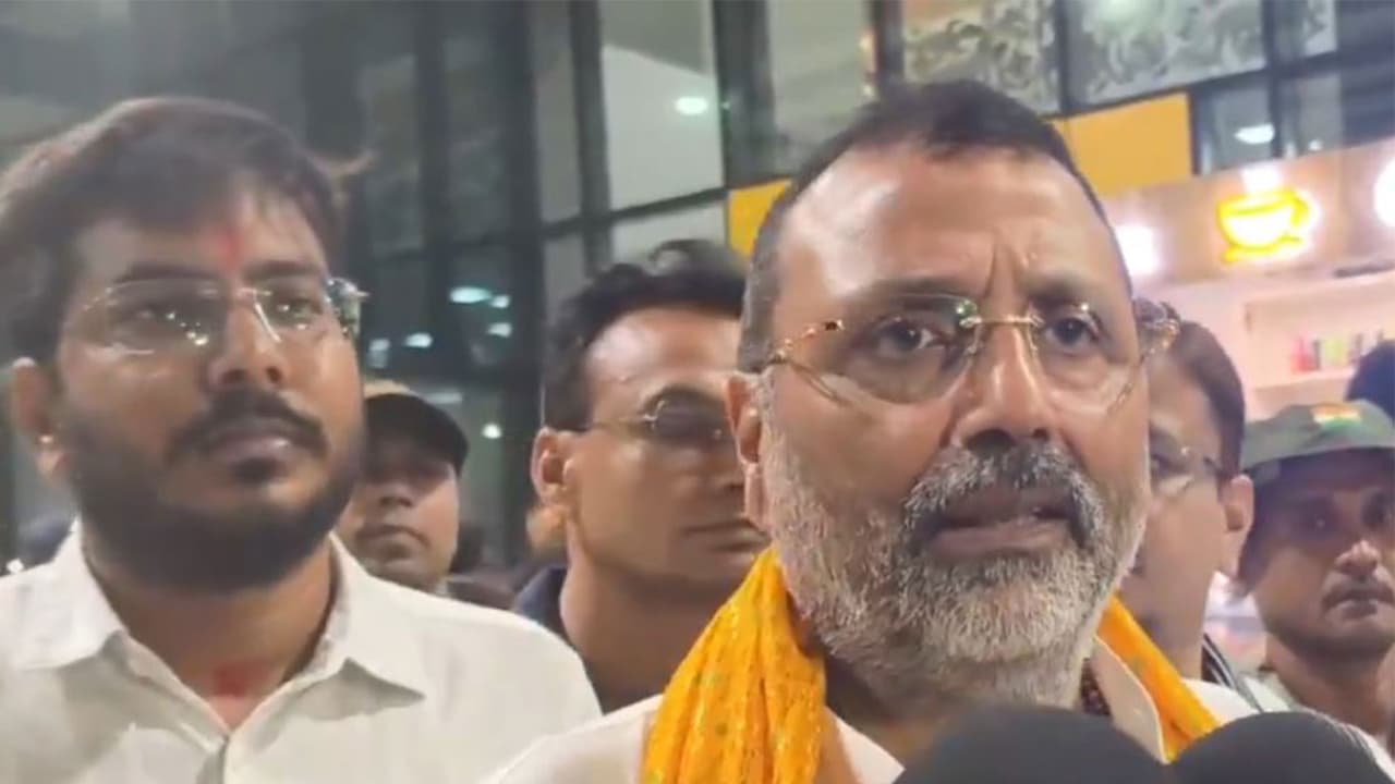BJP MP Nishikant Dubey (Photo/ANI) BJP MP Nishikant Dubey (Photo/ANI)