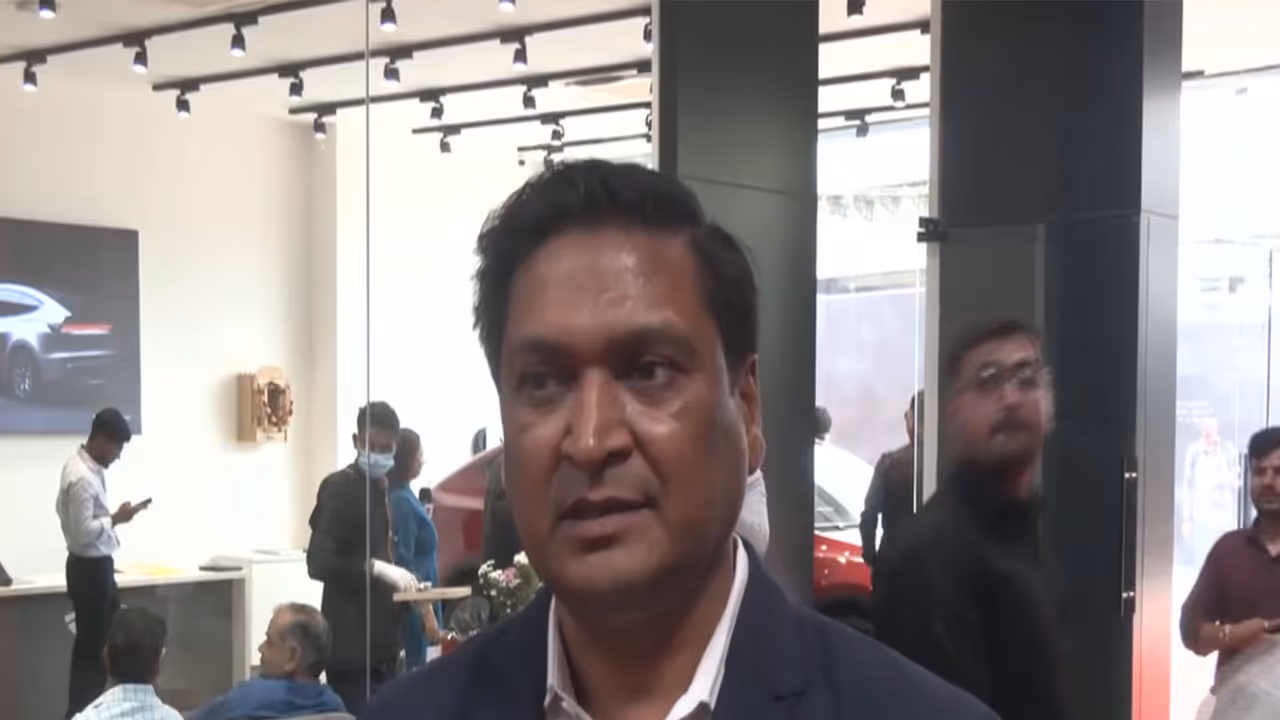 Tesla India Country Head Sharad Agarwal (Photo/ANI) Tesla India Country Head Sharad Agarwal (Photo/ANI)