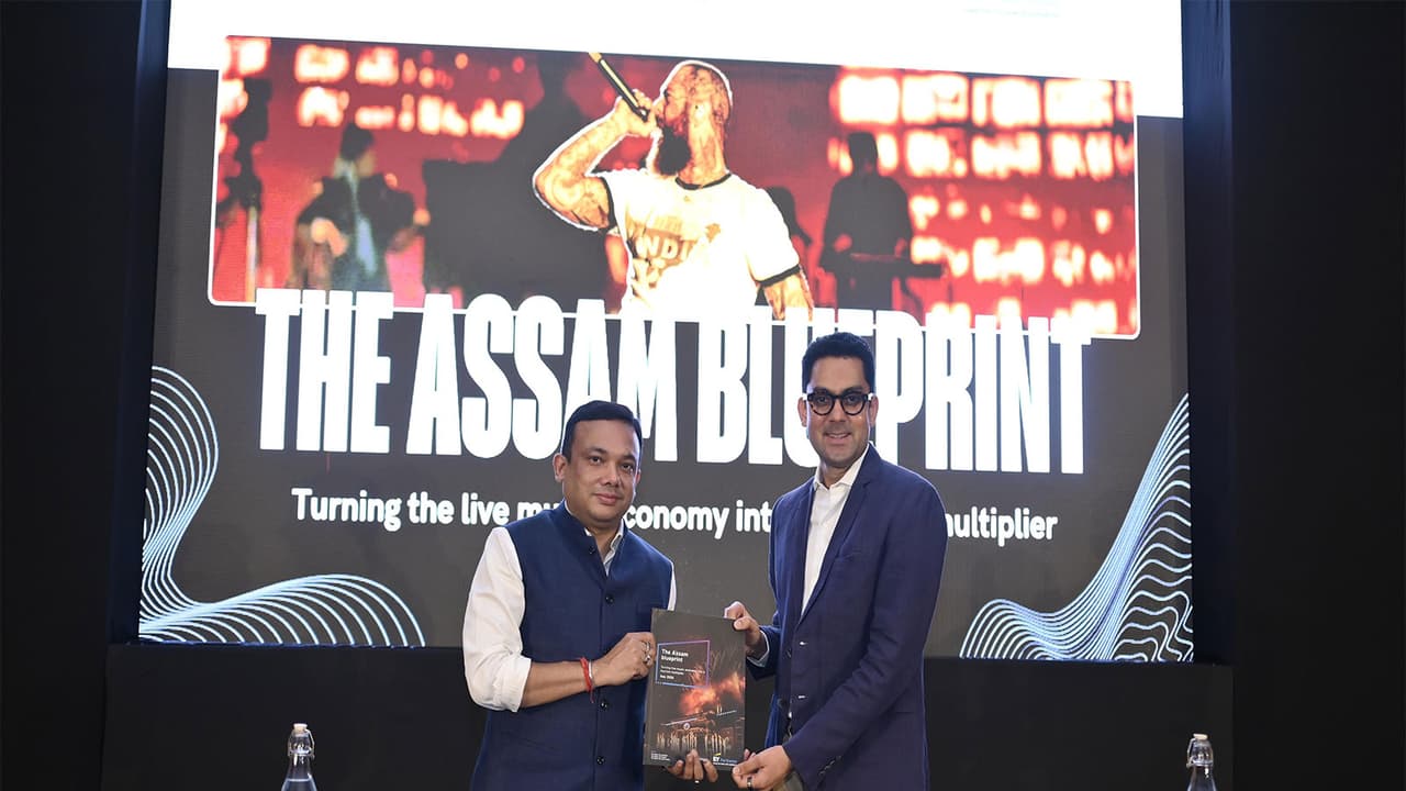 BookMyShow, ATDC, and EY Parthenon unveil "The Assam Blueprint" report (Photo/ANI) BookMyShow, ATDC, and EY Parthenon unveil "The Assam Blueprint" report (Photo/ANI)