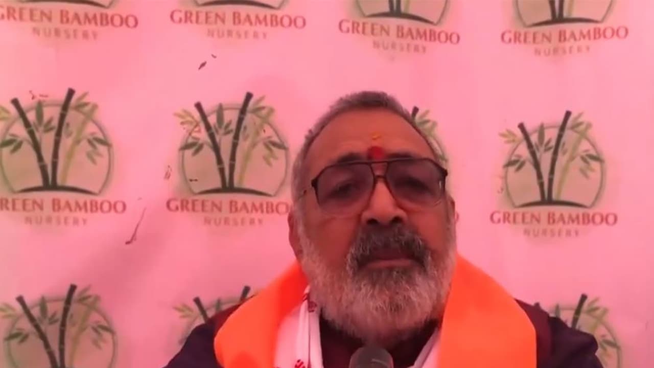 Union Minister Giriraj Singh. (Photo/ANI) Union Minister Giriraj Singh. (Photo/ANI)