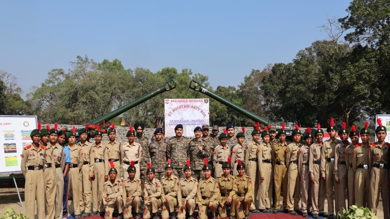 Indian Army organises outreach program on National Girl Child Day. (Photo/PRO) Indian Army organises outreach program on National Girl Child Day. (Photo/PRO)
