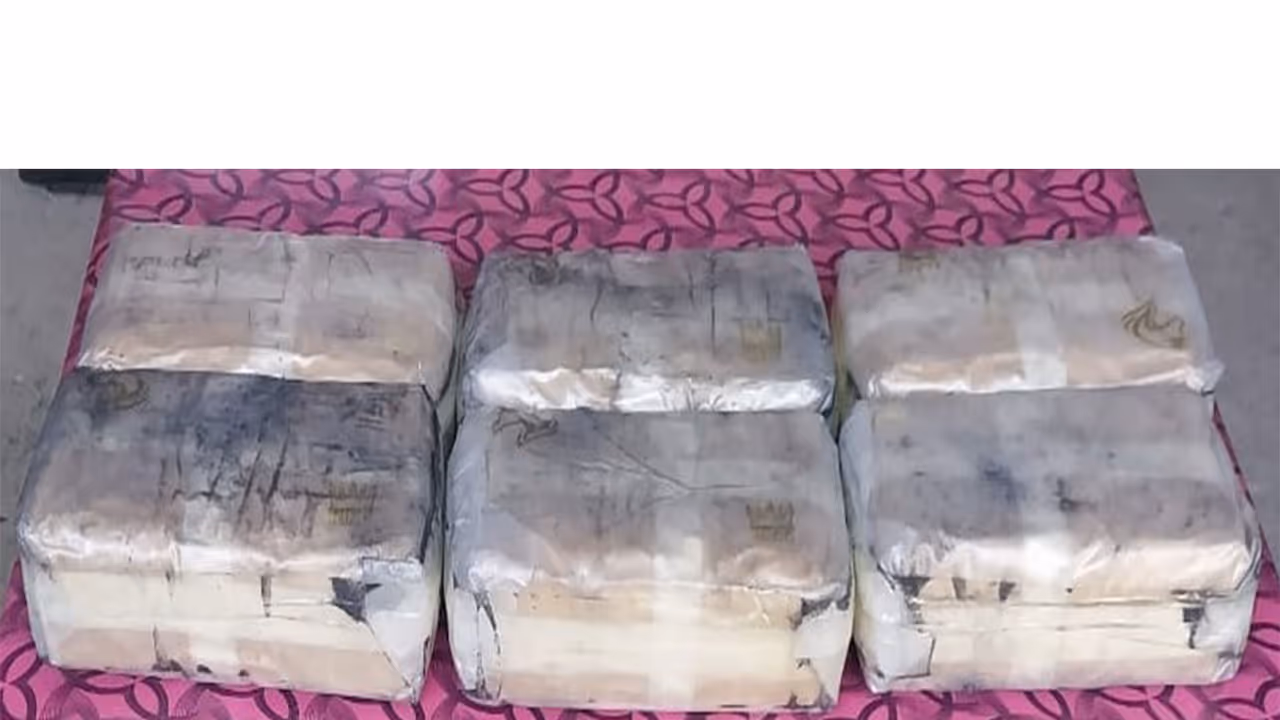 NCB seized 5.9 kg of Methamphetamine (Photo/Release)