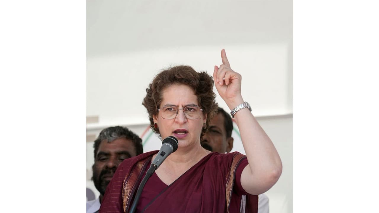 Congress General Secretary Priyanka Gandhi Vadra (File Photo/ANI) Congress General Secretary Priyanka Gandhi Vadra (File Photo/ANI)