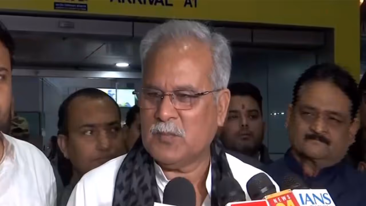 Former Chhattisgarh CM Bhupesh Baghel (Photo/ANI) Former Chhattisgarh CM Bhupesh Baghel (Photo/ANI)