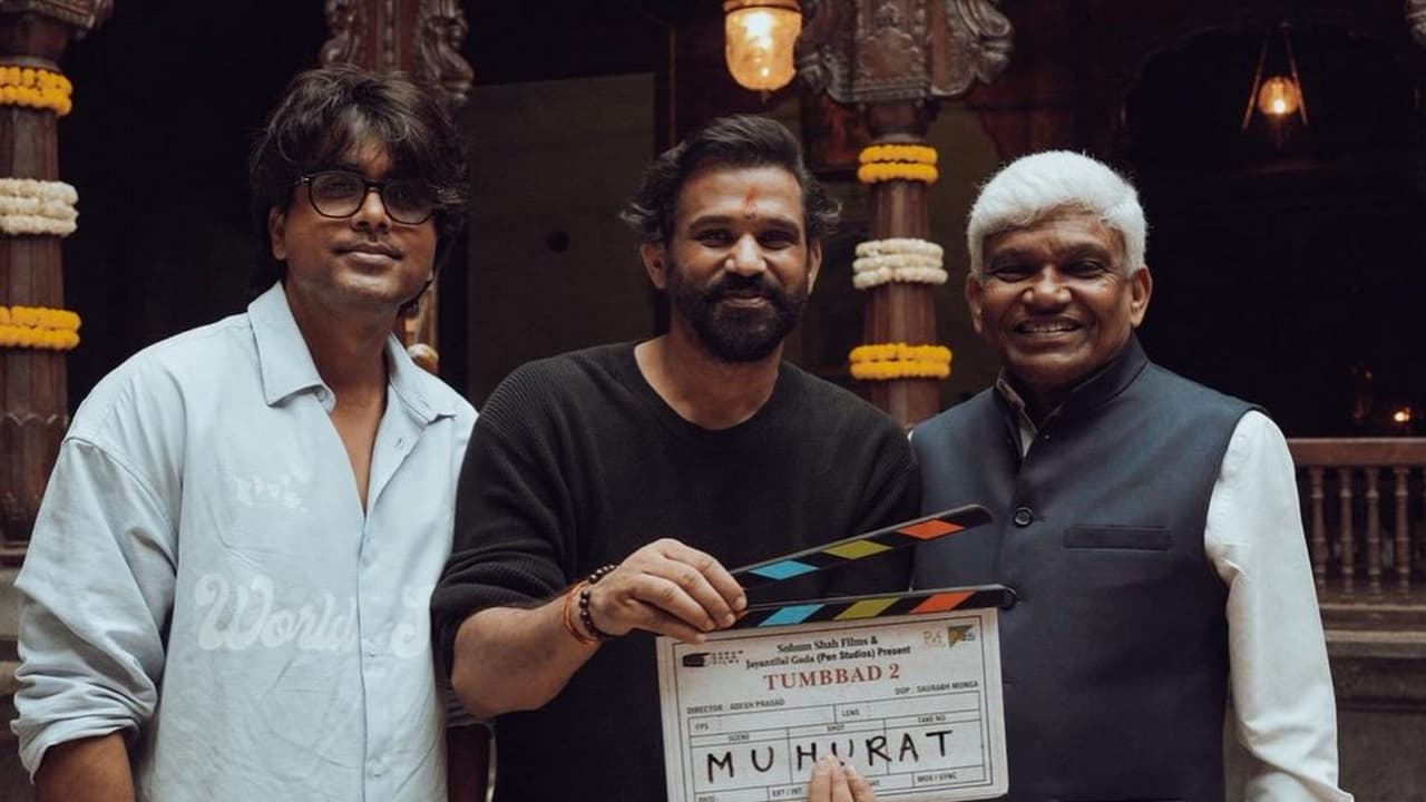 Sohum Shah at Muhurat ceremony of Tumbbad 2 (Photo/Instagram@SohumshahFilms) Sohum Shah at Muhurat ceremony of Tumbbad 2 (Photo/Instagram@SohumshahFilms)