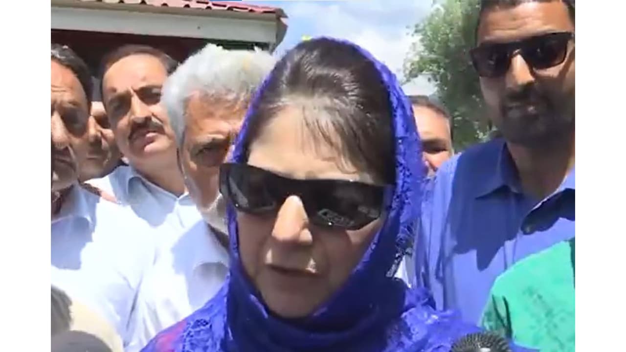 People’s Democratic Party (PDP) president Mehbooba Mufti (Photo/ANI) People’s Democratic Party (PDP) president Mehbooba Mufti (Photo/ANI)