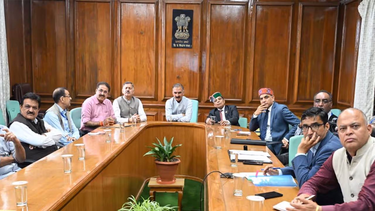 Himachal CM Sukhu reviews progress of proposed Him Chandigarh City (Photo: ANI) Himachal CM Sukhu reviews progress of proposed Him Chandigarh City (Photo: ANI)