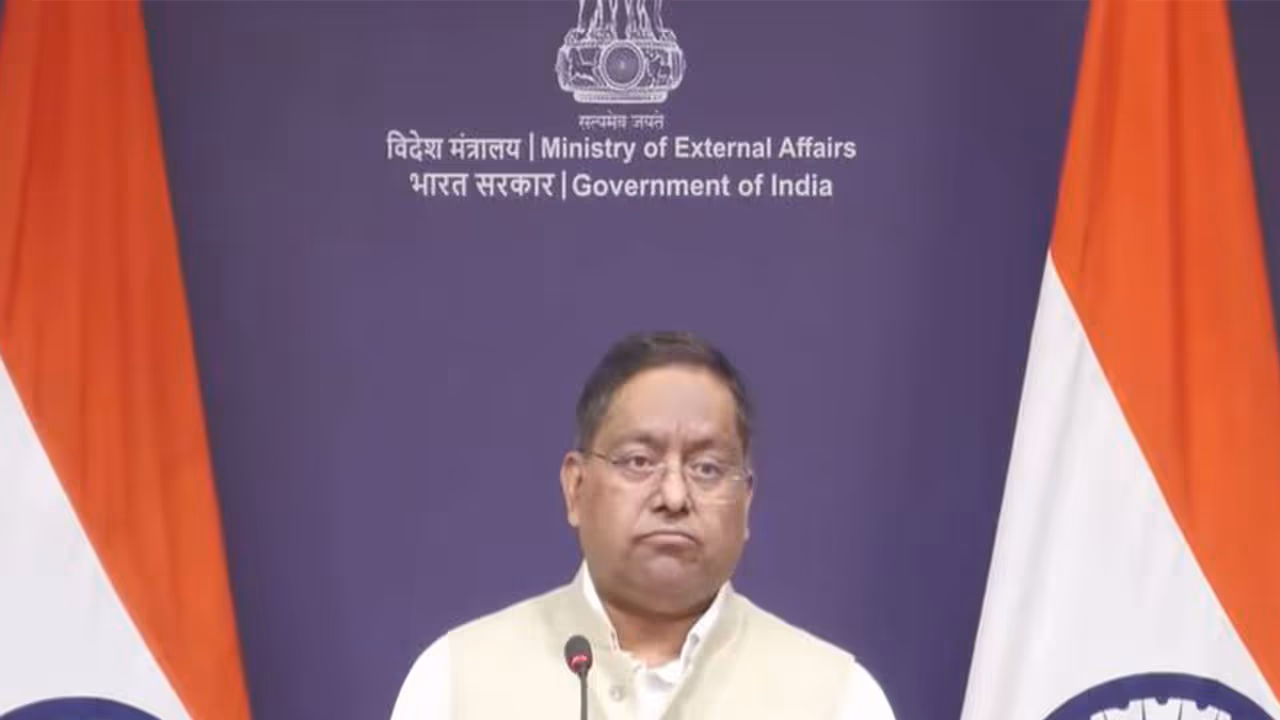 MEA Spokesperson Randhir Jaiswal (Photo/ Youtube@MEAIndia) MEA Spokesperson Randhir Jaiswal (Photo/ Youtube@MEAIndia)