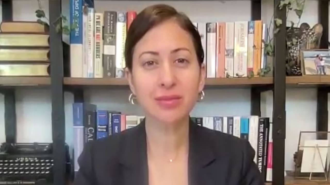 Jasmine El‑Gamal, Former Pentagon Middle East advisor and CEO of Averos Strategies (Photo/ANI) Jasmine El‑Gamal, Former Pentagon Middle East advisor and CEO of Averos Strategies (Photo/ANI)