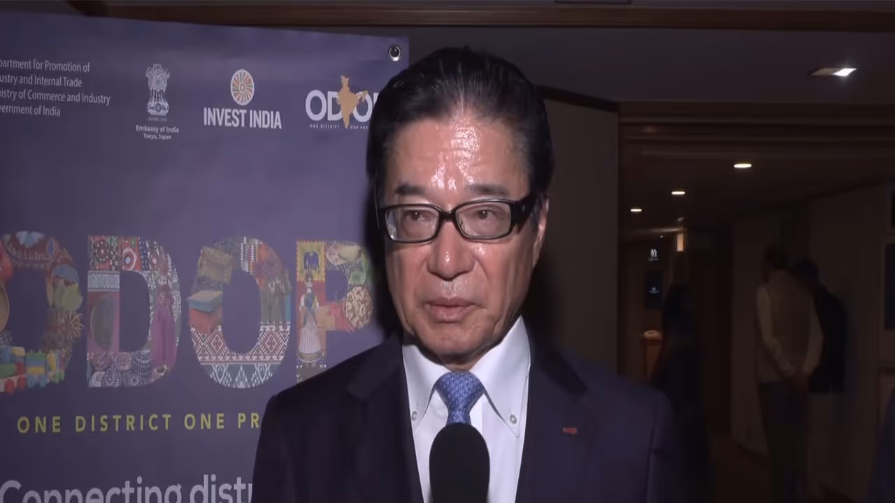 Toshiaki Nagasato, President and Representative Director of Meiji Seika Pharma (Photo/ANI) Toshiaki Nagasato, President and Representative Director of Meiji Seika Pharma (Photo/ANI)