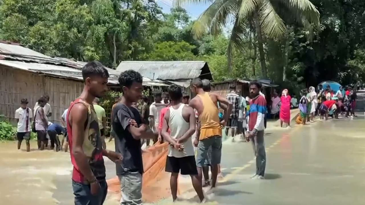 Severe flooding in Assam (Photo/ANI) Severe flooding in Assam (Photo/ANI)