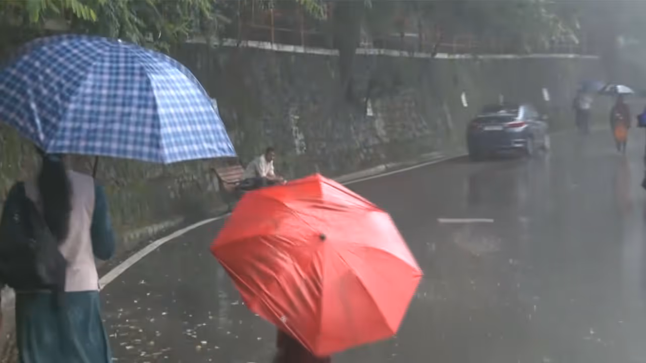 Heavy rainfall lashes parts of Himachal (Photo/ANI) Heavy rainfall lashes parts of Himachal (Photo/ANI)