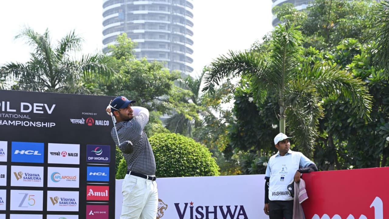 Indian golfer Shubhankar Sharma. (Photo: Kapil Dev Invitational Tour Championship) Indian golfer Shubhankar Sharma. (Photo: Kapil Dev Invitational Tour Championship)