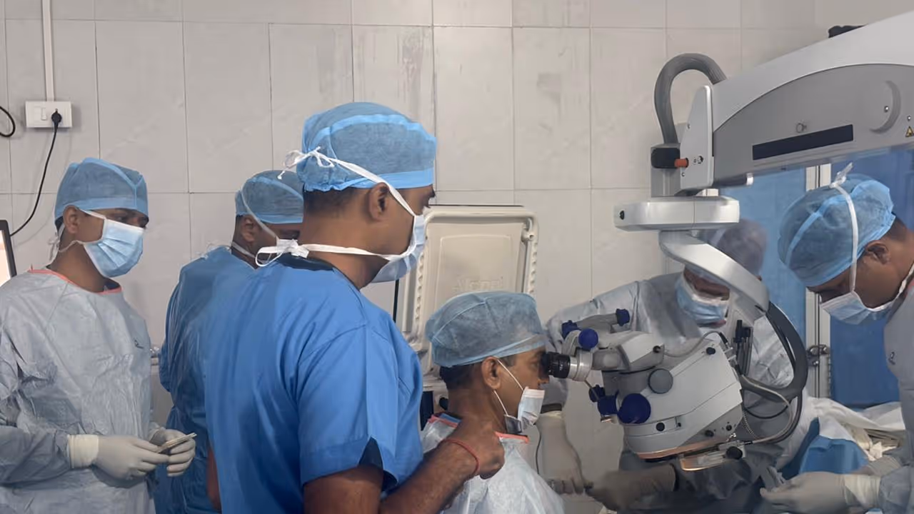 Advanced Surgical Eye Camp at Command Hospital Northern Command (Photo/ANI) Advanced Surgical Eye Camp at Command Hospital Northern Command (Photo/ANI)