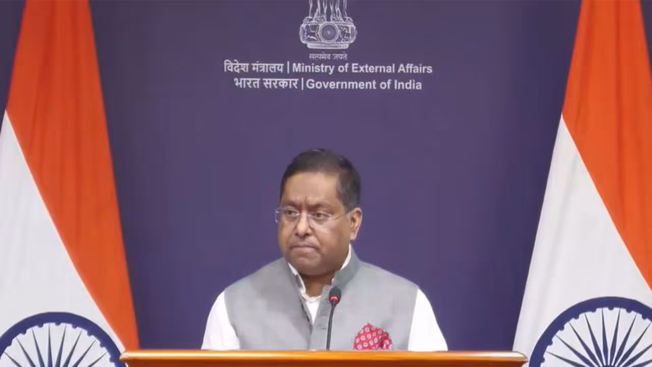 MEA spokesperson Randhir Jaiswal (Photo/Youtube@Ministry of External Affairs) MEA spokesperson Randhir Jaiswal (Photo/Youtube@Ministry of External Affairs)