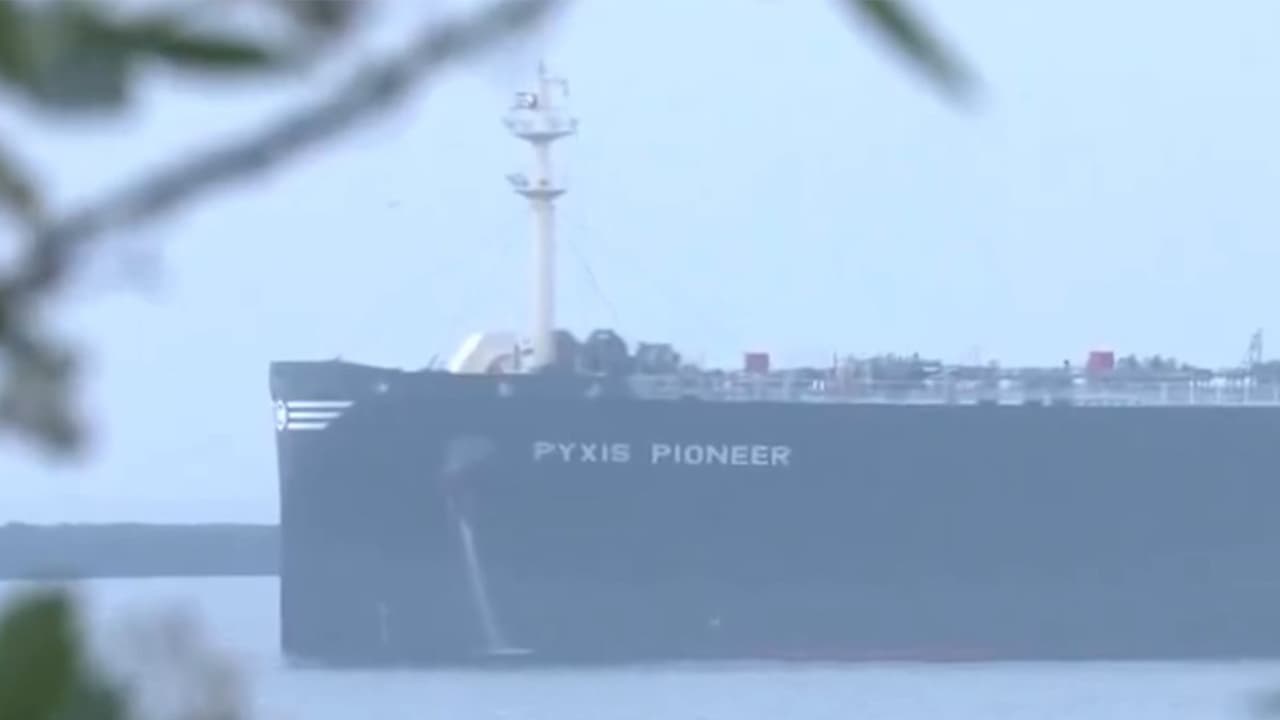 Pyxis Pioneer arrives at New Mangalor Port (Photo/ANI) Pyxis Pioneer arrives at New Mangalor Port (Photo/ANI)