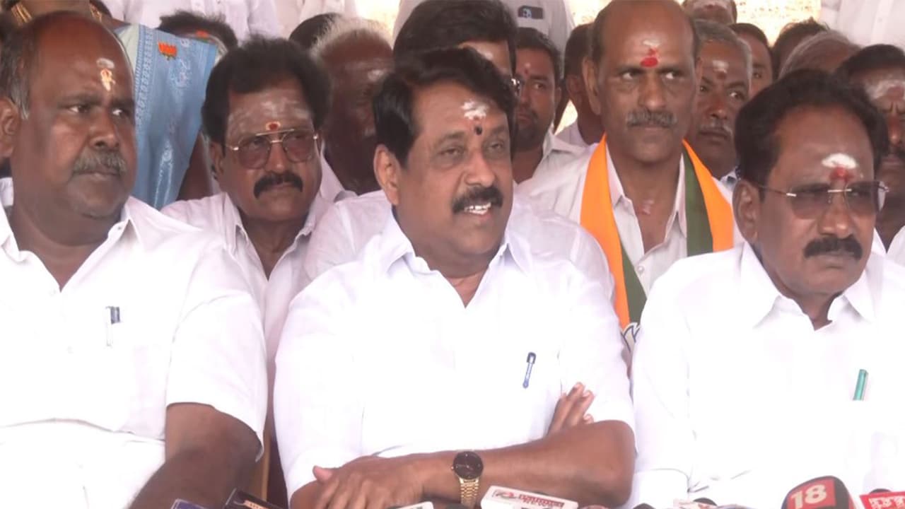 Tamil Nadu BJP president Nainar Nagendran (Photo/ANI) Tamil Nadu BJP president Nainar Nagendran (Photo/ANI)