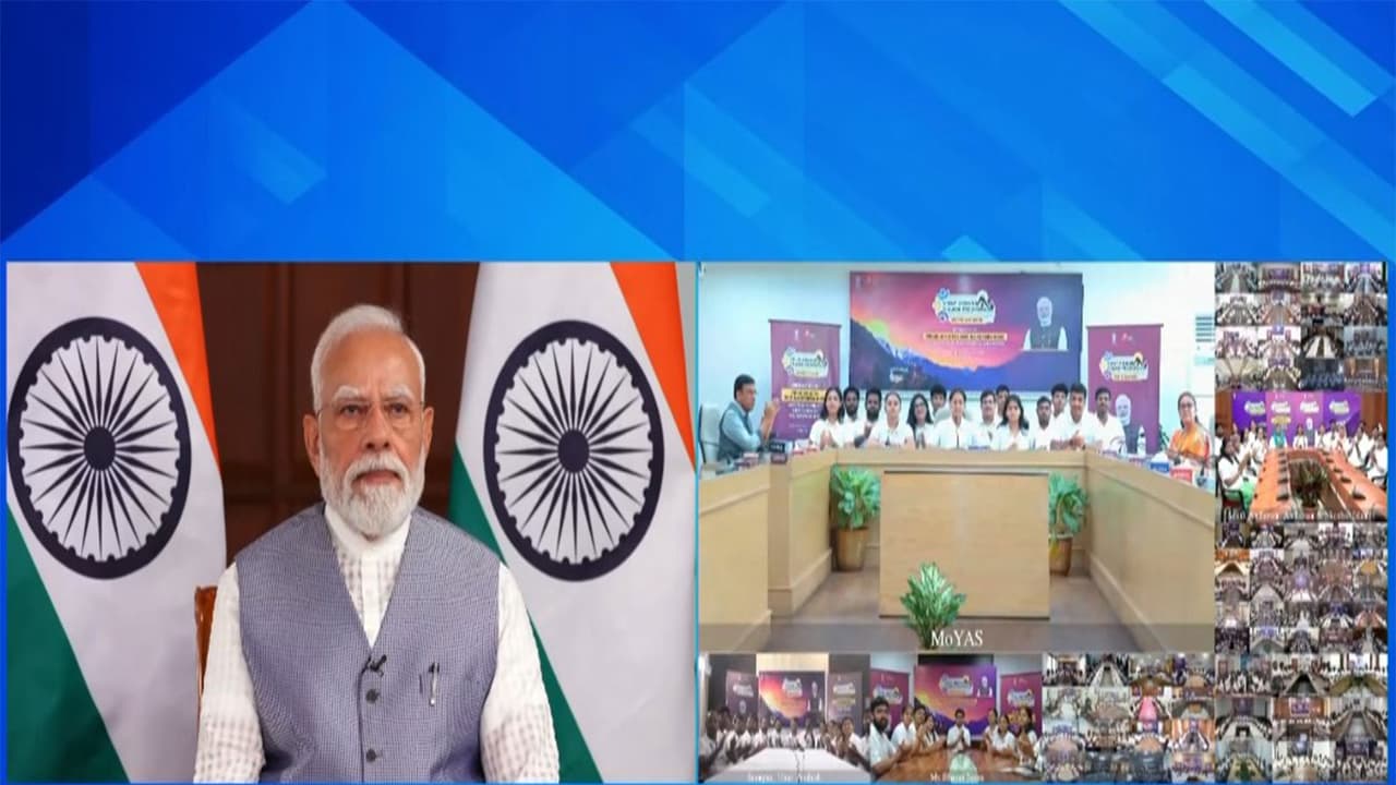 PM Modi recalls his visit to HP's Chango border area (Photo/DD News) PM Modi recalls his visit to HP's Chango border area (Photo/DD News)