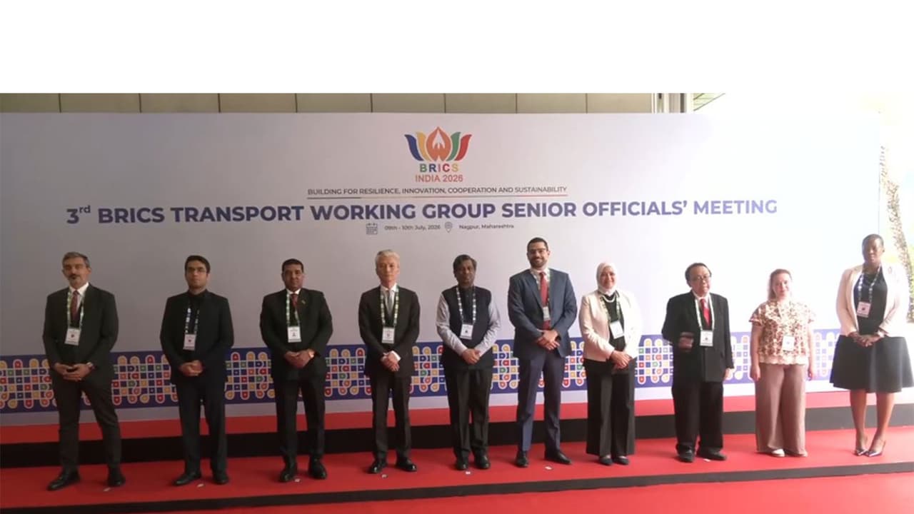 Senior officials and delegates at 3rd BRICS Transport Working Group meeting (Photo/ANI) Senior officials and delegates at 3rd BRICS Transport Working Group meeting (Photo/ANI)