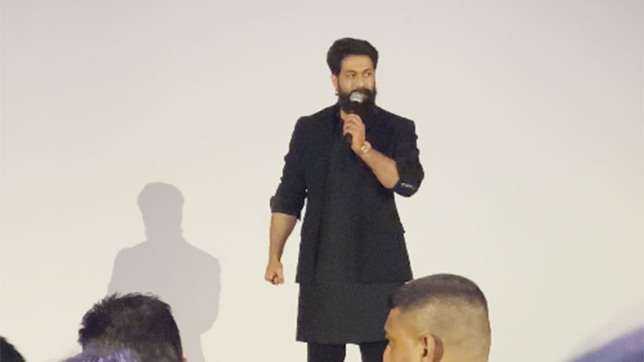 Yash at 'Ramayana' trailer launch in Delhi (Photo/ANI) Yash at 'Ramayana' trailer launch in Delhi (Photo/ANI)