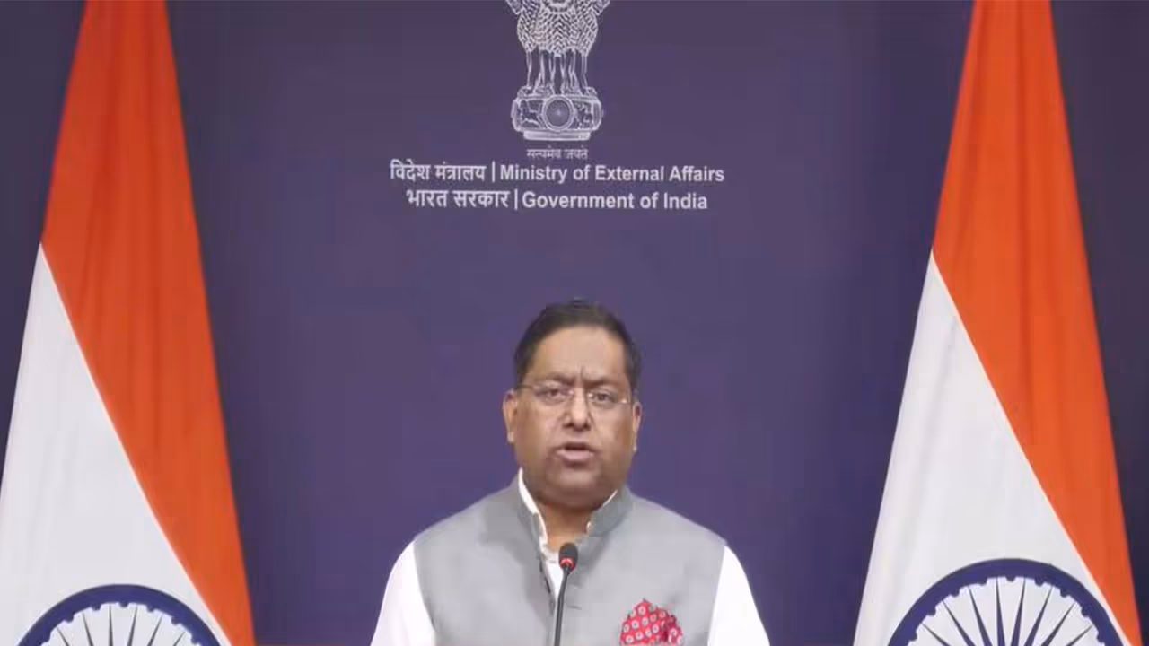 MEA spokesperson Randhir Jaiswal (Photo/Youtube@Ministry of External Affairs) MEA spokesperson Randhir Jaiswal (Photo/Youtube@Ministry of External Affairs)