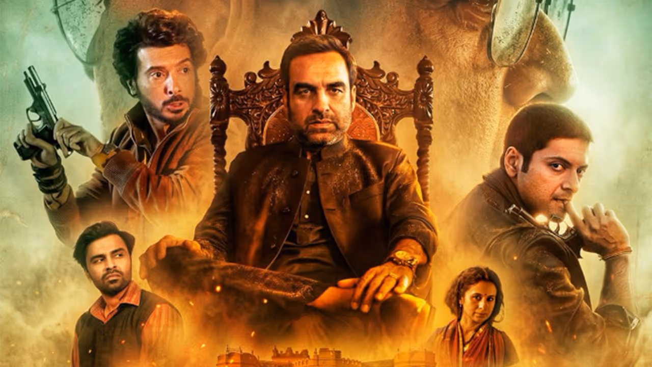 A still from 'Mirzapur: The Movie' poster (Photo/Instagram/@taranadarsh) A still from 'Mirzapur: The Movie' poster (Photo/Instagram/@taranadarsh)